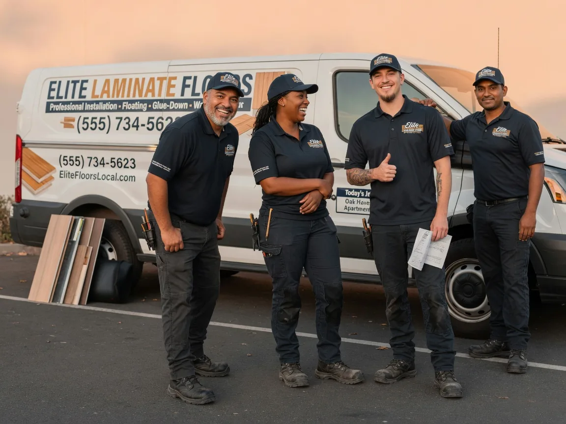 Laminate flooring installation company in Wortham, TX